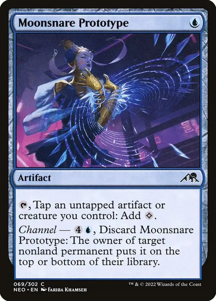 Moonsnare Prototype, Magic card NEO 69 — Kamigawa: Neon Dynasty set