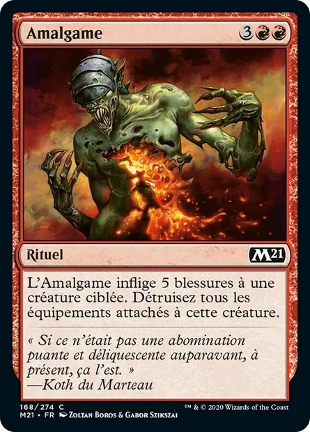 Amalgame, carte Magic M21 168 — extension Core Set 2021