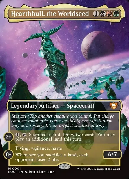 Hearthhull, the Worldseed, Magic card EOC 1 — Edge of Eternities Commander set