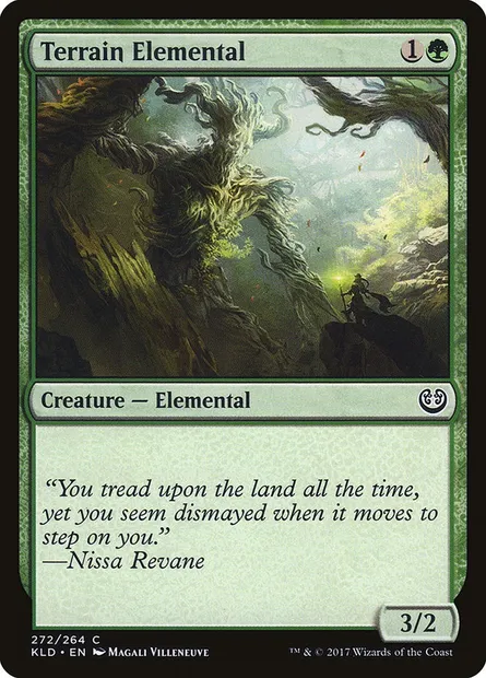 Terrain Elemental, Magic card KLD 272† — Kaladesh set