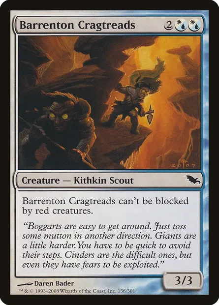 Barrenton Cragtreads, Magic card SHM 138 — Shadowmoor set