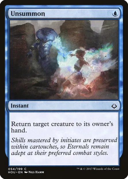 Unsummon, Magic card HOU 54 — Hour of Devastation set