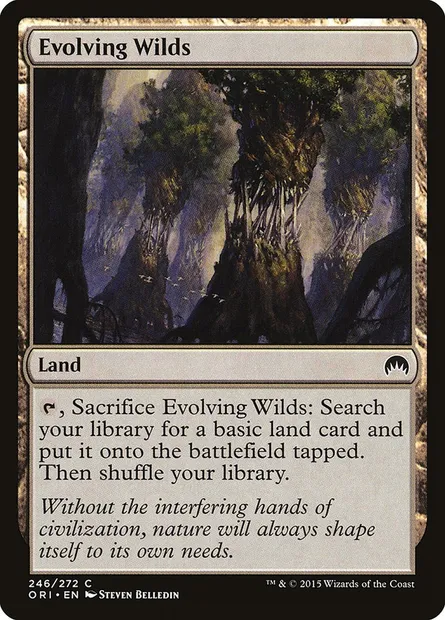 Evolving Wilds, Magic card ORI 246 — Magic Origins set