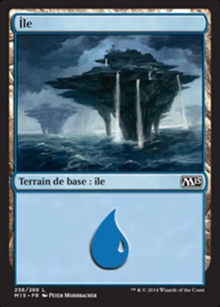 Île, carte Magic M15 256 — extension Magic 2015