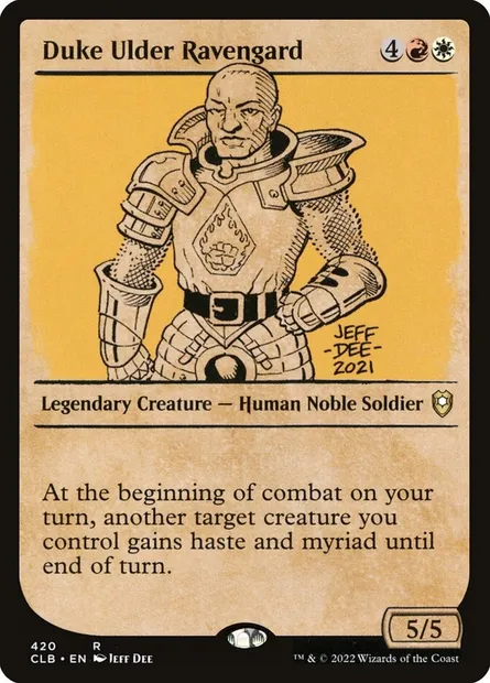 Duke Ulder Ravengard, Magic card CLB 420 — Commander Legends: Battle for Baldur's Gate set
