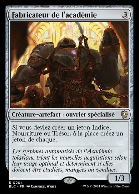 Fabricateur de l'académie, carte Magic BLC 264 — extension Bloomburrow Commander