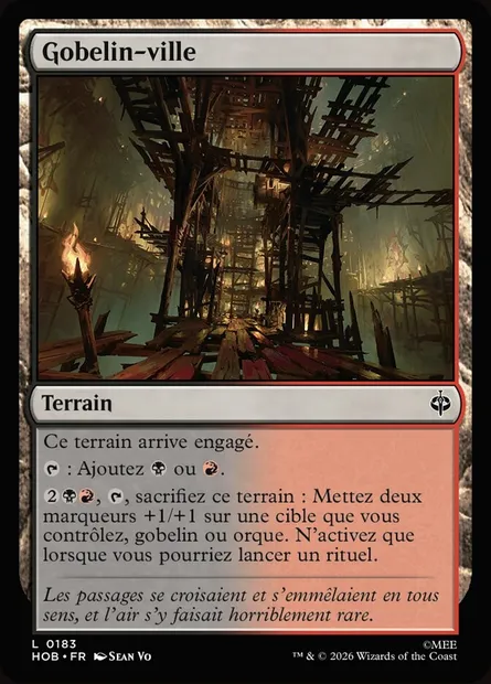 Gobelin-ville, carte Magic HOB 183 — extension The Hobbit