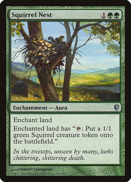 Squirrel Nest, Magic card CNS 180 — Conspiracy set