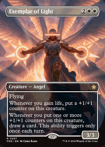 Exemplar of Light, Magic card FDN 297 — Foundations set