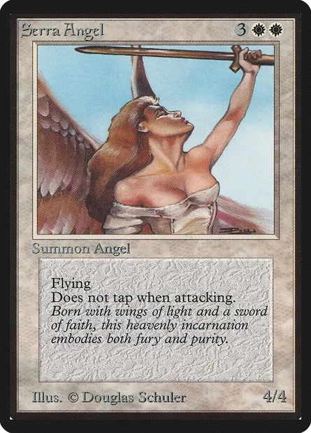 Serra Angel, Magic card LEB 40 — Limited Edition Beta set