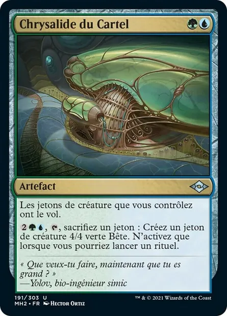 Chrysalide du Cartel, carte Magic MH2 191 — extension Horizons du Modern 2