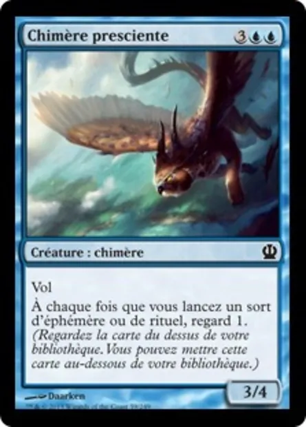 Chimère presciente, carte Magic THS 59 — extension Theros