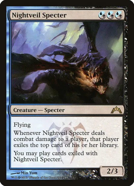 Nightveil Specter, Magic card GTC 222 — Gatecrash set