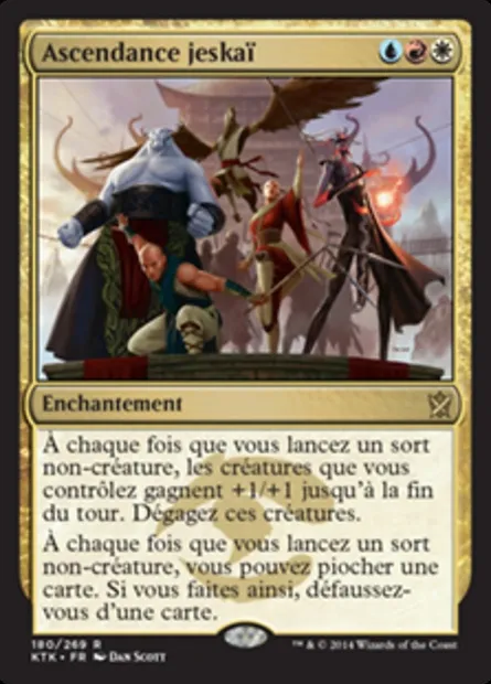Ascendance jeskaï, carte Magic KTK 180 — extension Les Khans de Tarkir