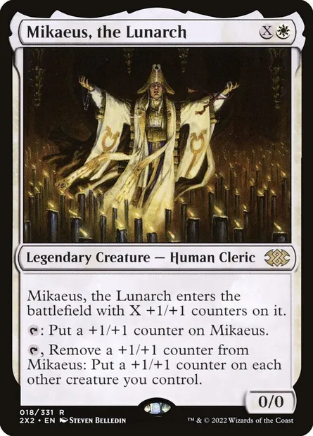 Mikaeus, the Lunarch, Magic card 2X2 18 — Double Masters 2022 set