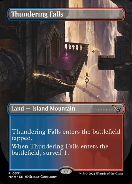 Thundering Falls, Magic card MKM 331 — Murders at Karlov Manor set