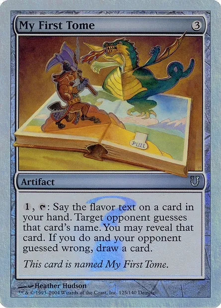 My First Tome, Magic card UNH 125★ — Unhinged set