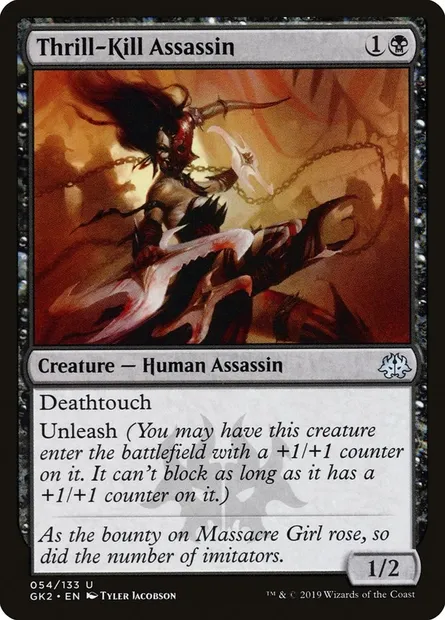 Thrill-Kill Assassin, Magic card GK2 54 — RNA Guild Kit set