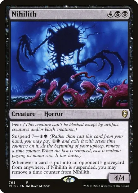 Nihilith, Magic card CLB 765 — Commander Legends: Battle for Baldur's Gate set