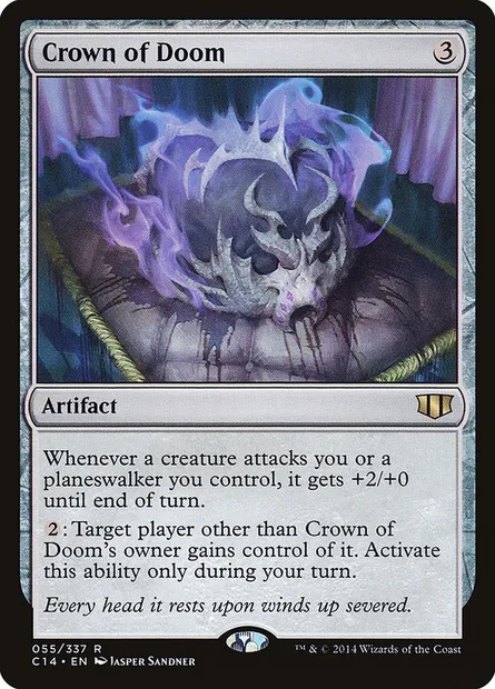 Crown of Doom, Magic card C14 55 — Commander 2014 set