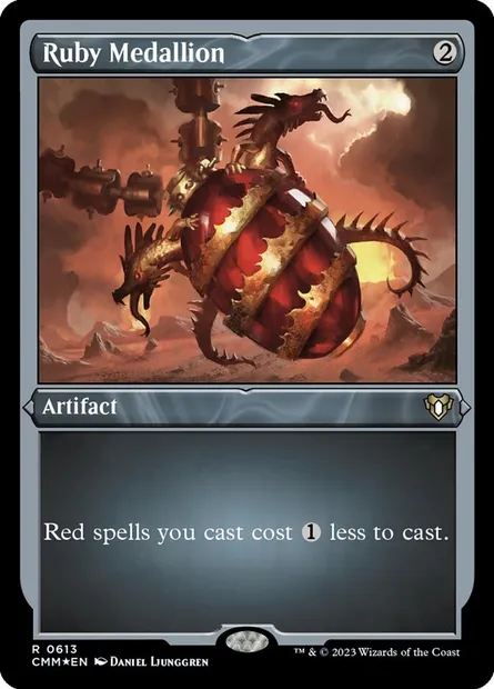 Ruby Medallion, Magic card CMM 613 — Commander Masters set
