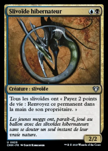 Slivoïde hibernateur, carte Magic CMM 925 — extension Commander Masters