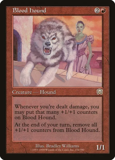 Blood Hound, Magic card MMQ 176 — Mercadian Masques set