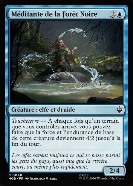 Méditante de la Forêt Noire, carte Magic HOB 48 — extension The Hobbit