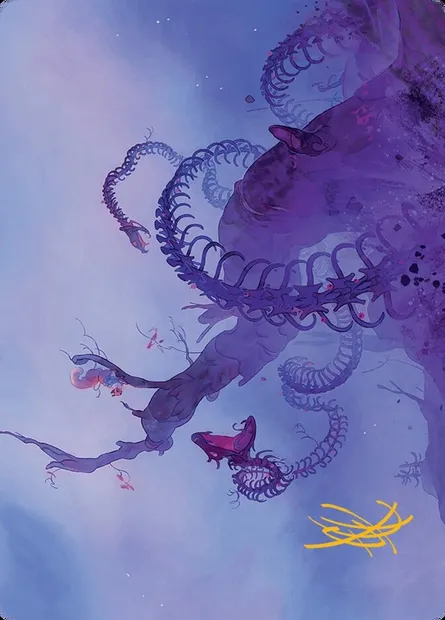 Coiling Rebirth // Coiling Rebirth, carte Magic ABLB 44 — extension Bloomburrow Art Series