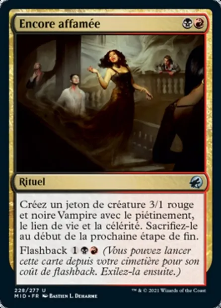 Encore affamée, carte Magic MID 228 — extension Innistrad : chasse de minuit