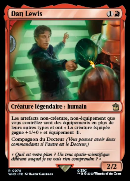 Dan Lewis, carte Magic WHO 78 — extension Doctor Who