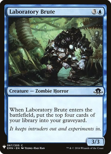 Laboratory Brute, Magic card PLST EMN-67 — The List set