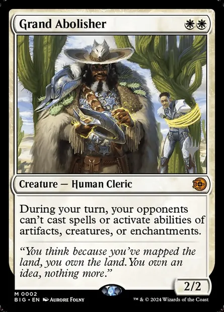 Grand abolisseur, carte Magic PBIG 2p — extension The Big Score Promos