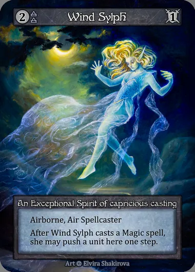 Wind Sylph, Sorcery card ALP 185 — Alpha set