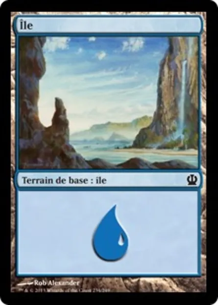 Île, carte Magic THS 234 — extension Theros
