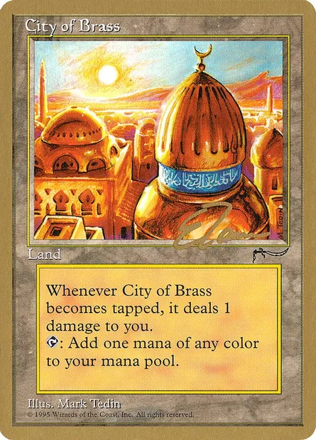 City of Brass, Magic card PTC et112 — Pro Tour Collector Set set