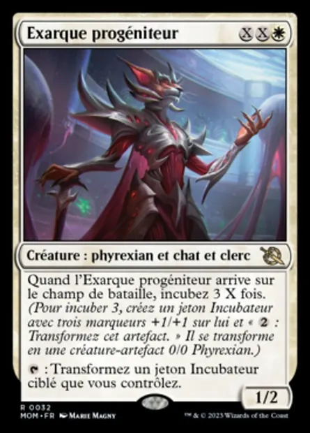 Exarque progéniteur, carte Magic MOM 32 — extension L'invasion des machines