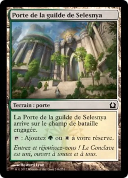 Porte de la guilde de Selesnya, carte Magic RTR 246 — extension Retour à Ravnica