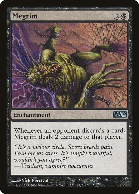 Megrim, Magic card M10 104 — Magic 2010 set