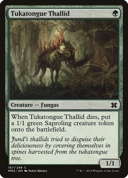 Thallidé tukalanguier, carte Magic MM2 167 — extension Modern Masters 2015