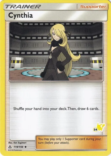 Cynthia, carte Pokémon BA20 119-24p — extension Battle Academy 2020