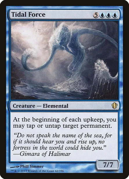 Tidal Force, Magic card C13 62 — Commander 2013 set