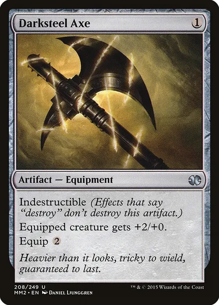 Hache de sombracier, carte Magic MM2 208 — extension Modern Masters 2015