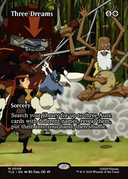 Three Dreams, Magic card TLE 8 — Avatar: The Last Airbender Eternal set
