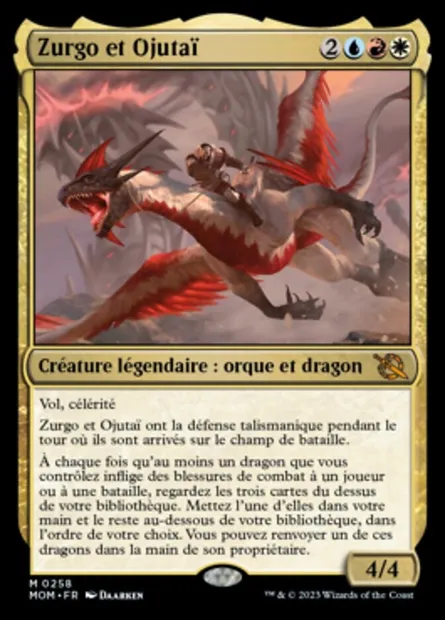 Zurgo et Ojutaï, carte Magic MOM 258 — extension L'invasion des machines