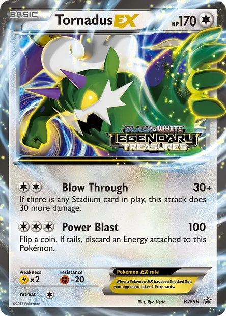 Tornadus-EX, Pokémon card BW 96 — BW Black Star Promos set