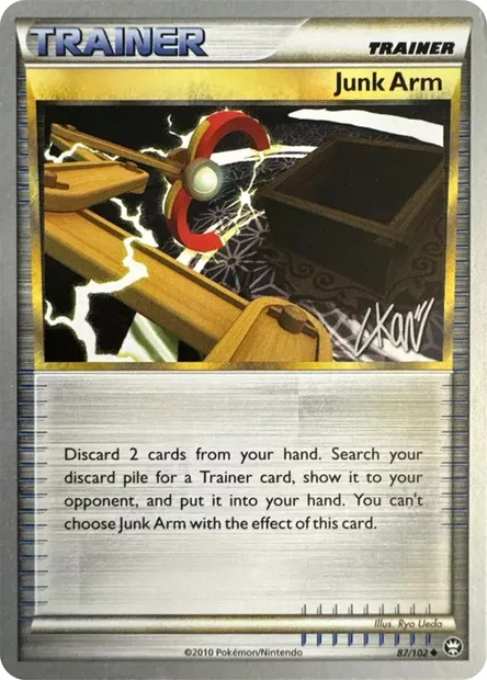 Bras indésirable, carte Pokémon WCD11 087 — extension World Championship Decks 2011