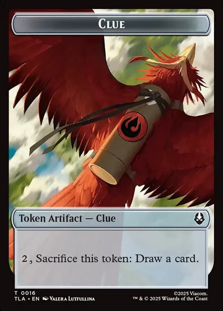 Clue, Magic card TTLA 16 — Avatar: The Last Airbender Tokens set