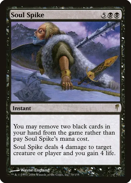 Soul Spike, Magic card CSP 70 — Coldsnap set