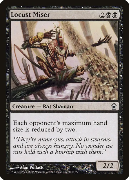 Locust Miser, Magic card SOK 80 — Saviors of Kamigawa set